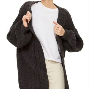 Charcoal Topshop Cardigan Sz. UK 8 (US 4)